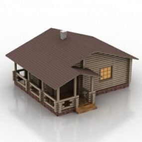 Model 3D sauny domowej