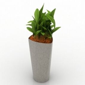 Model 3D rośliny