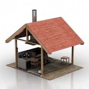 House Barbecue 3d model