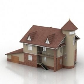 Haus altes 3D-Modell