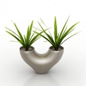 Vase Plante modèle 3D