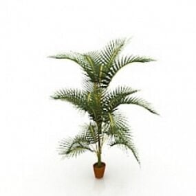 Modelo 3d verde palma