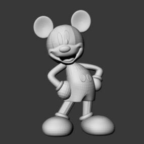 Modelo 3d de Mickey Mouse