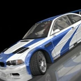 BMW M3 Gtr車3Dモデル