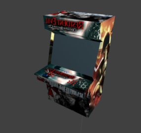Resident Evil Arcade Game Machine 3d model