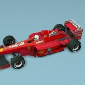 Formula F1 Ferrari Araba 3D modeli