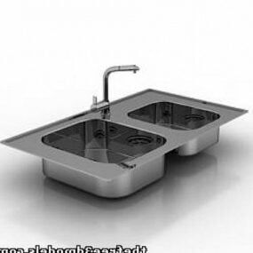 Metal Sink 3d-modell