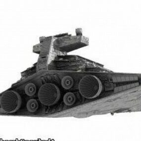 İmparatorluk Yıldız Destroyeri 3d modeli