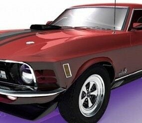 1970д модель автомобиля Ford Mustang 3 года выпуска