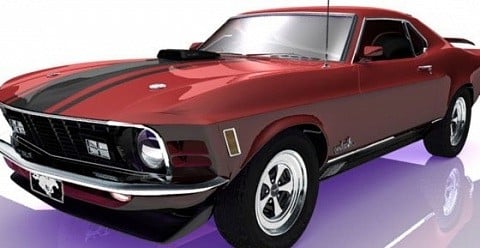 Voiture Ford Mustang 1970