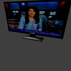 Elektronisk TV LCD 3d-modell