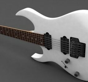 3D model elektrické kytary Ibanez