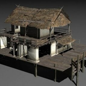 Předměstí Swamp House 3D model