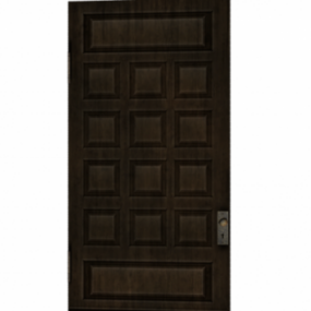 Ahşap Kapı 3d modeli