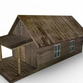 مدل سه بعدی رایگان خانه مزرعه قدیمی