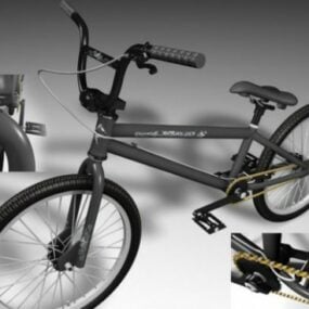 مدل سه بعدی دوچرخه Bmx
