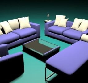 Sofa Furniture Set 3d model