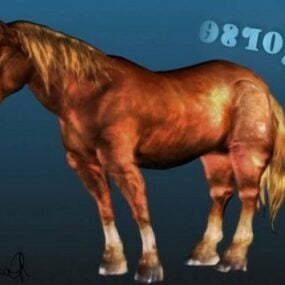 مدل سه بعدی اسب وحشی