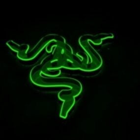 Logo myši Razer 3D model