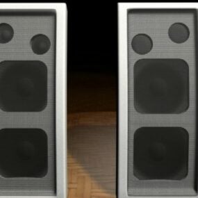 Pc Old Speakers 2.0 model 3d
