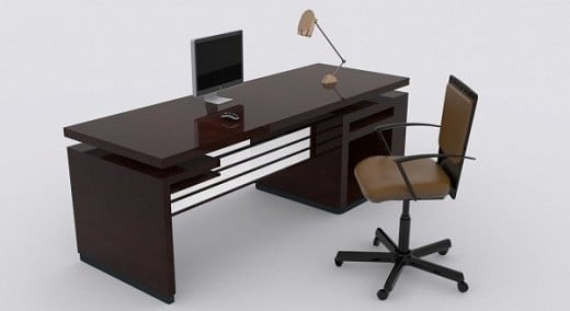 Moderner Schreibtisch