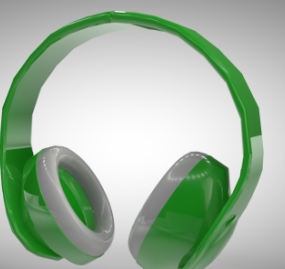 โมเดล Beats Headphone 3d
