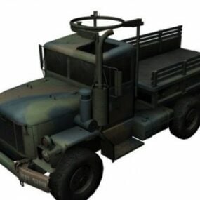 军用卡车军事3d模型