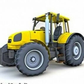 Klassisk traktor 3d-modell