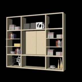 Startseite Bücherregal 3D-Modell