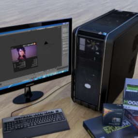 Cooler Master 690 para PC Modelo 3D
