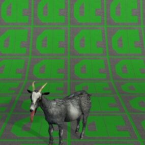 3д модель козы