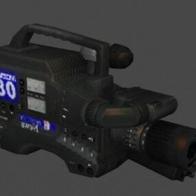 Model 3D aparatu fotograficznego z przekładnią