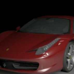 Ferrari 458 Sportwagen 3D-Modell