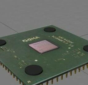 Athlon CPUチップセット3Dモデル