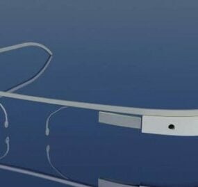 Modello 3D dei Google Glass