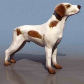 Hond Lowpoly 3d-model