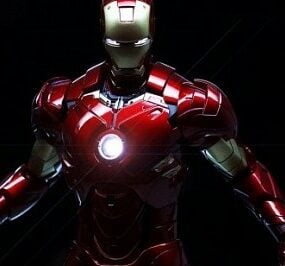 Iron Man 3d malli