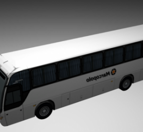 3d модель автобуса Marcopolo