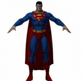 modelo 3d superman