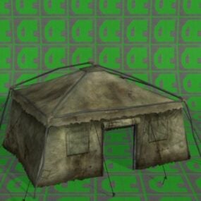 旧帐篷3d模型
