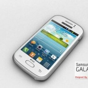 Galaxy Young Samsung Smartphone 3d model