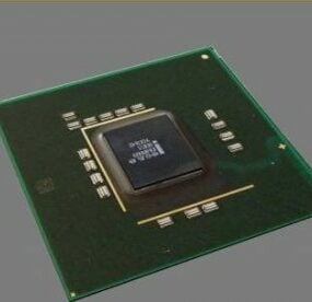 Cpu P45 Intel Chipset 3d model