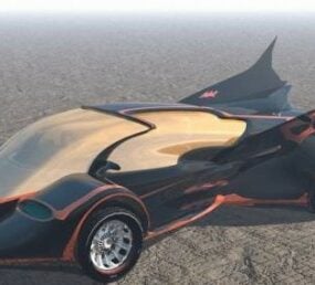 3д модель автомобиля Бэтмобиль Концепт