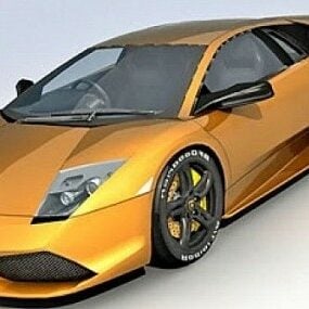 Modello 3d dell'auto Lamborghini Murcielago