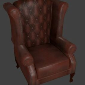 Model 3D krzesła Chesterfield