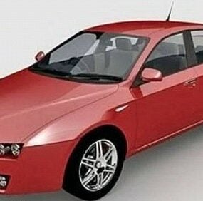 Modelo 3d del coche Alfa Romeo