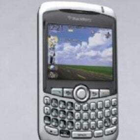 Modelo 3D do telefone Blackberry