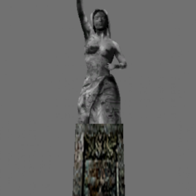 Rebirth Statue 3d model