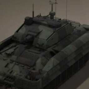 مدل سه بعدی تانک جنگجو Fv510 انگلستان