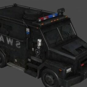 Van Swat Car 3d model